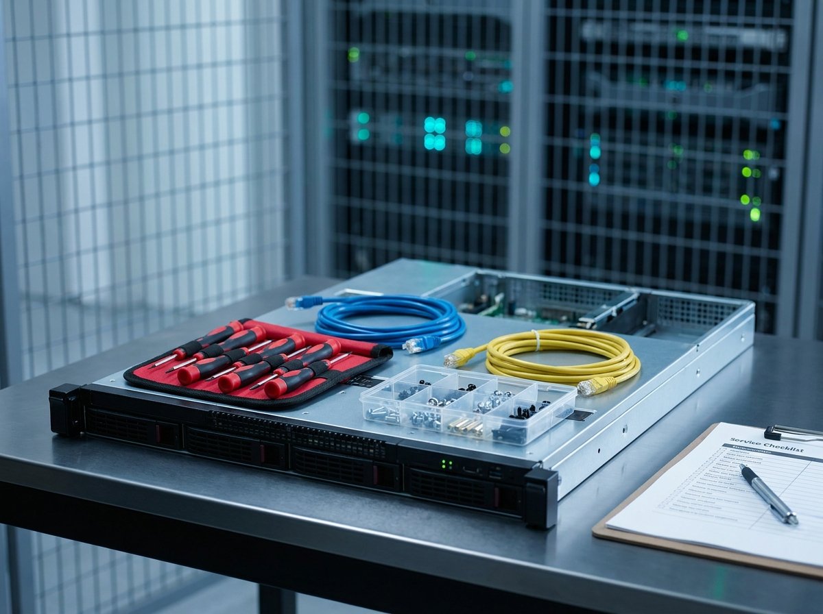 Field engineering toolkit on an open enterprise server chassis